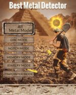 MIYAY Metal Detector for Adults with LCD Display,High Accuracy Waterproof Pinpoint 5 Modes