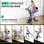 USLIM Foldable Exercise Bike Stationary Bikes