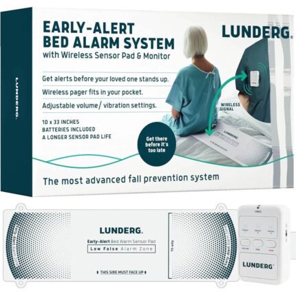 Lunderg Early Alert Bed Alarm for Elderly Adults - Bed Alarms and Fall Prevention