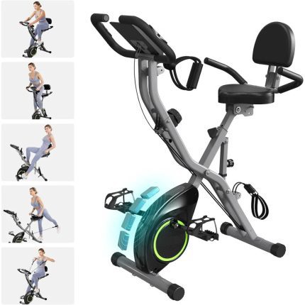USLIM Foldable Exercise Bike Stationary Bikes