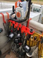 The Big Rack Bucket Truck Tool Organizer (Bucket Hooks Included) for Bucket Trucks,Lineman Tool Board