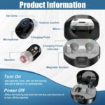 Kullre Hearing Amplifiers for Seniors with Mirror,Rechargeable Hearing Aids with Volume Adjustable