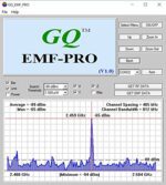 GQ 3-in-1 EMF ELF RF Meter with Data Logger and 2.5Ghz Spectrum Analyzer