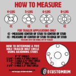 2-Pack Trailer Tires On White Wheel Rims 530-12 5.30-12 5.30 x 12 Load C 4 Lug