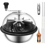 VIVOSUN 19 inch Bud Leaf Bowl Trimmer with Clear Visibility Dome