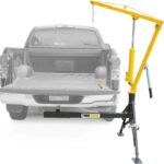 MAXXHAUL Receiver Hitch Mounted Hydraulic Swivel Pickup Truck Crane