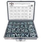 BoltsandNuts Hex Cap Screws Bolts,Nuts,& Washers Assortment Kit - 575 Pieces