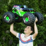 Monster Jam, Official Mega Grave Digger All-Terrain Remote Control Monster Truck with Lights, 1: 6 Scale, Kids Toys for Boys