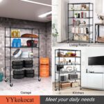YYkokocat Capacity Heavy Duty Storage Shelves Commercial Wire Shelving Unit and Storage Adjustable