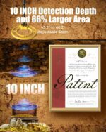 MIYAY Metal Detector for Adults with LCD Display,High Accuracy Waterproof Pinpoint 5 Modes