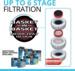 High Performance Aquarium Filter,Canister Filter for Aquariums up to 400 Gal.