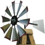 30-inch Windmill Head w/Plain Rudder & Instructions to Build an 8-Foot Tall Windmill