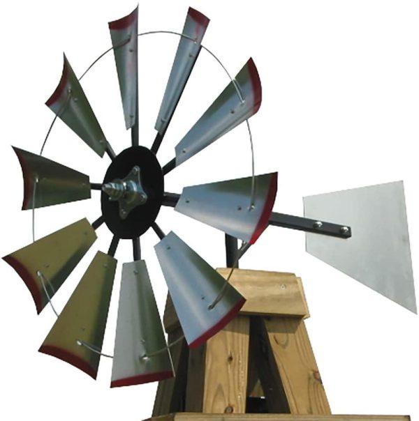 30-inch Windmill Head w/Plain Rudder & Instructions to Build an 8-Foot Tall Windmill 30-inch Windmill Head w/Plain Rudder & Instructions to Build an 8-Foot Tall Windmill