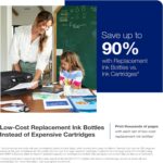 ET-4800 Wireless All-in-One Cartridge-Free Supertank Printer with Scanner,Copier,Fax,ADF and Ethernet ?C Ideal-for Your Home Office,White