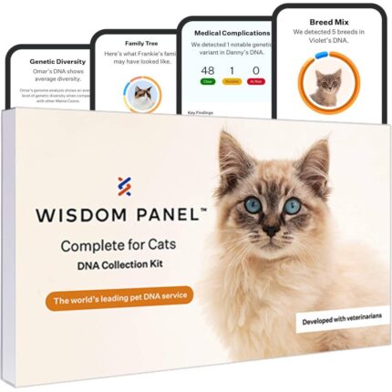 Wisdom Health Cat DNA Test: Health Breeds Traits - 1 Pack