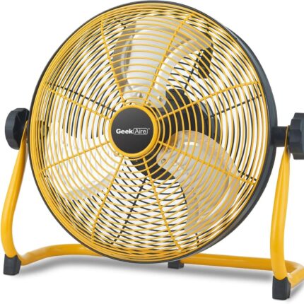 Geek Aire Portable Battery Operated Fan with Metal Blade
