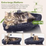 Globlazer 83 inch Cat Tree for Indoor Cats Large Adult,Dark Grey