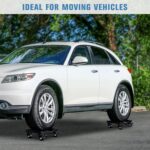 KEDSUM Car Dolly Set of 4 with 2 Brake Wheels + 2 Swivel Wheels