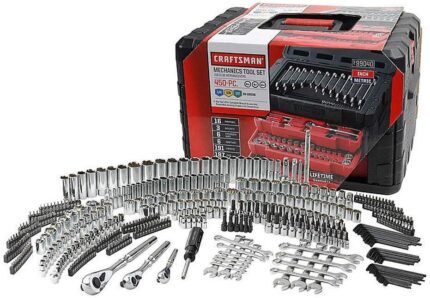 Craftsman 450-Piece Mechanics Tool Set,Ratchet Socket Hand Wrench Toolset