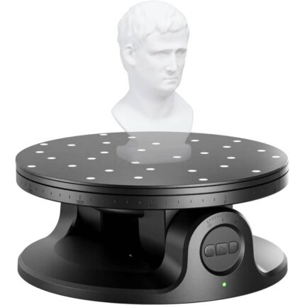 Revopoint Dual Axis Turntable for Accurate 3D Scanning,Easy Capturing Detail-rich of Small-Medium Objects