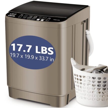 Portable Washing Machine,17.7 Lbs Large Capacity Full Automatic Washing Machine