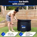 The Cold Pod Ice Bath Tub for Athletes XL: Cold Plunge Tub Outdoor with Cover