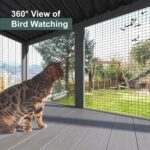TIMHAKA Cat Window Perch for Large Indoor Cats - for Sunbathing
