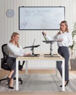 SAIJI Laptop Bed Tray Desk with LED Desk Light