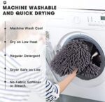 4pcs Microfiber Dog Towel Dogs Grooming Mitt