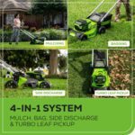 Greenworks 60V 21?? Cordless (Self-Propelled) Lawn Mower,2 x 4.0Ah Batteries and Dual Port Rapid Charger