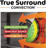 10-in-1 Smart Air Fry Digital Countertop Convection Toaster Oven with Thermometer XL Capacity and a Stainless Steel Finish