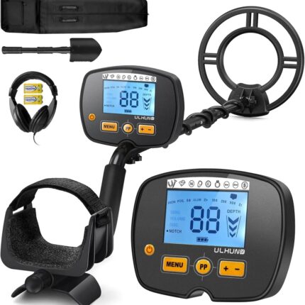 ULHUND Professional Higher Accuracy 9 Gold Detector with LCD Display
