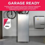 Frigidaire 6.5 Cu. ft. Upright Freezer,Platinum