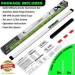 Doorricade Bar-by Doorricade-Secure The Entire Width of Your Inward Opening Front Door-Safe Room