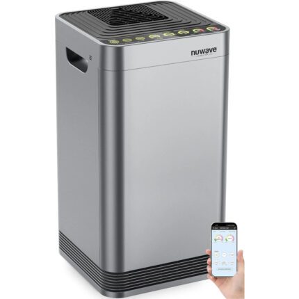 Nuwave Whole House Smart Air Purifiers,with 5 Stage Tower Structure Air Filte