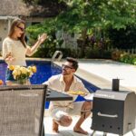 PIZZELLO Large Wood Fired 2-Layer Pizza Ovens with Pizza Stone,Pizza Peel,Grill Grate