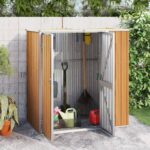 Metal Garden Tool Shed in 4 Colours / 3 Sizes