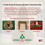 National Tree Company Artificial Slim Christmas Tree Includes Stand