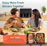 COSORI 8-in-1 Dual Air Fryer,Multi-dish Cooking at Once for Family and Couple