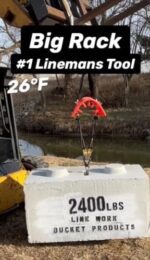 The Big Rack Bucket Truck Tool Organizer (Bucket Hooks Included) for Bucket Trucks,Lineman Tool Board