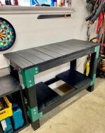 Vikofan Garage Workbench Legs Brackets,8 PCS 4mm Green