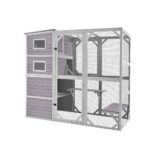 COZIWOW 4-Tier Enclosure with Weatherproof Roof