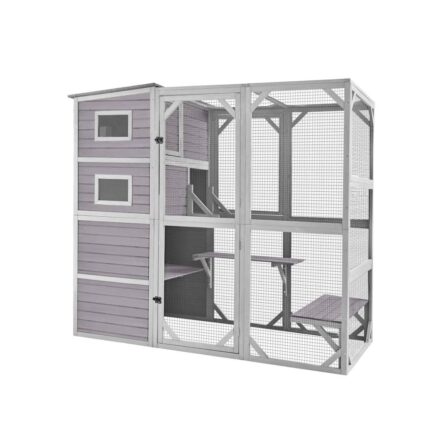 COZIWOW 4-Tier Enclosure with Weatherproof Roof