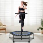 ONETWOFIT Rebounder Trampoline Silent Mini Trampoline