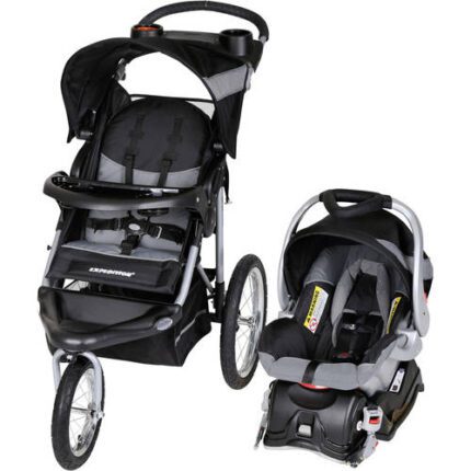 Baby Trend Expedition Travel System Stroller,Millennium White