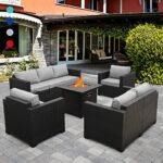 5 Piece Furniture Outdoor Sectional Cushions