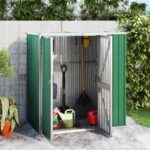 Metal Garden Tool Shed in 4 Colours / 3 Sizes