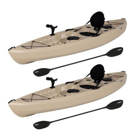 Lifetime 10?? Tamarack Angler Kayak,2 Pack With Paddles