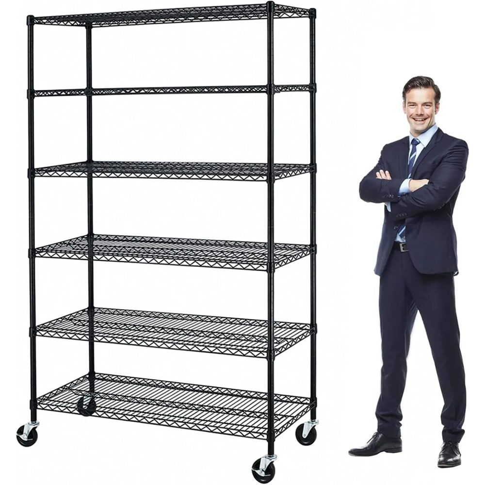 YYkokocat Capacity Heavy Duty Storage Shelves Commercial Wire Shelving Unit and Storage Adjustable YYkokocat Capacity Heavy Duty Storage Shelves Commercial Wire Shelving Unit and Storage Adjustable