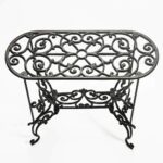 Sungmor Heavy Duty Cast Iron Potted Plant Stand Garden Tablere